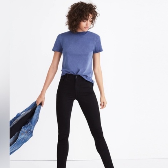 Madewell roadtripper high rise skinny jeans in Bennett black - Picture 2 of 11